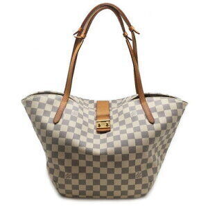 Louis Vuitton Salina Shoulder Bag Damier Azur White Canvas